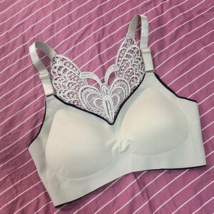 Elegant White Lace Bralette